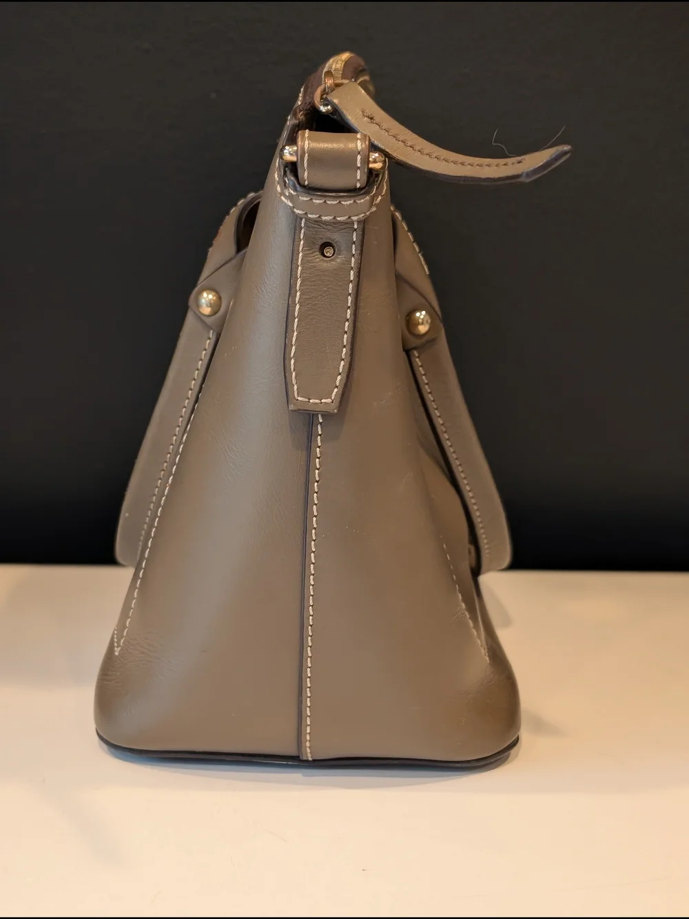 Dooney & Bourke Vintage Satchel Project Bag In Need of Rehabbing